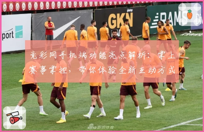 竞彩网手机端功能亮点解析：掌上赛事掌控，带你体验全新互动方式